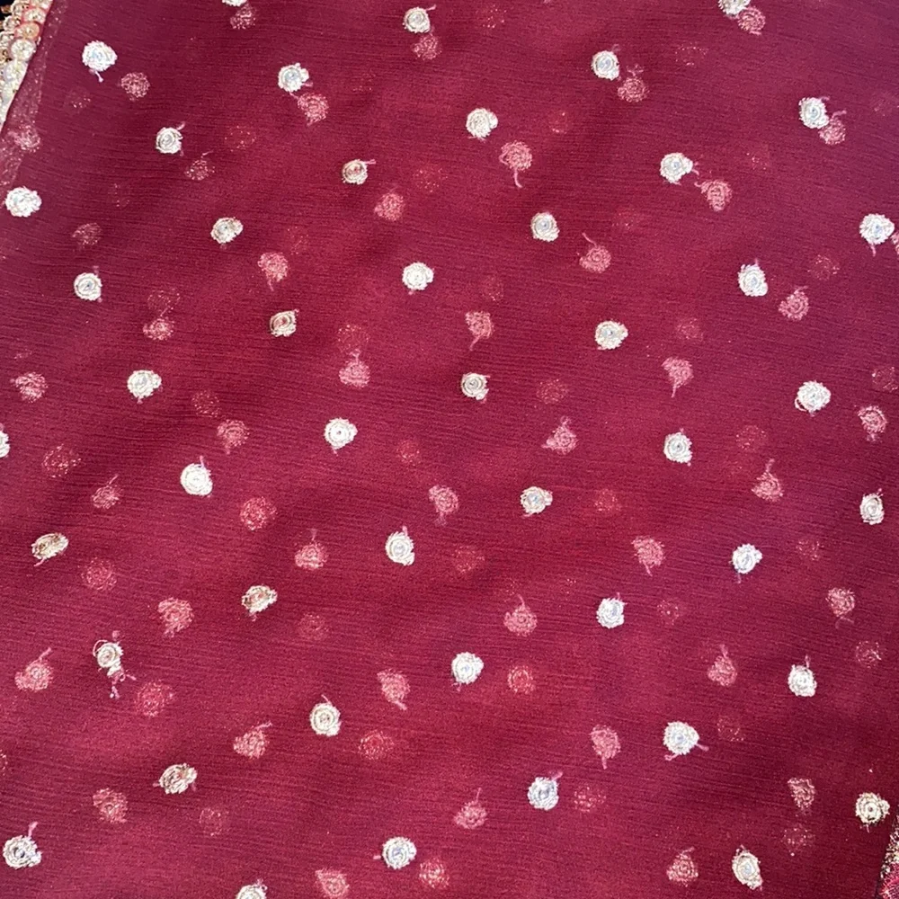 Gorgeous Pakistani 3 Piece Velvet Suit - Picture 7 of 8